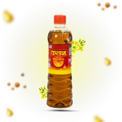 Kalash Kachi Ghani Pure Mustard Oil, 500ml PET Bottle