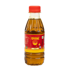 Kalash Kachi Ghani Pure Mustard Oil, 200ml PET Bottle